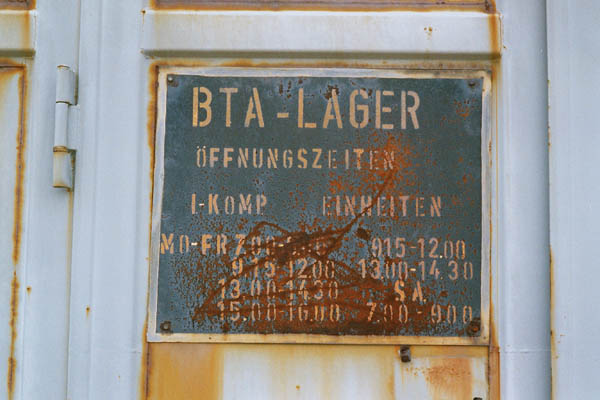30 BTA-Lager
